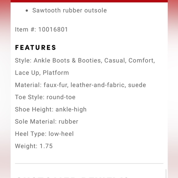 Nwt Toms hiking boot - Picture 8 of 9